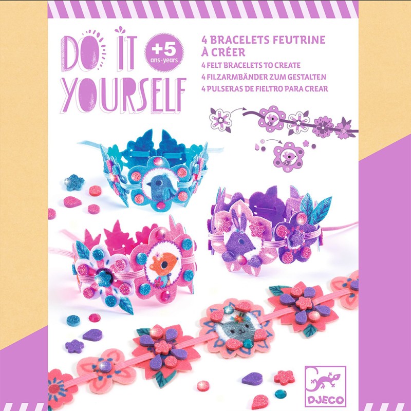 Djeco DIY φτιάχνω και διακοσμώ βραχιόλια φιλίας "Best Friends"