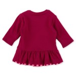 Size 080 Sigikid Φόρεμα δύο όψεων με εφέ φούστας και κέντημα μπορντό/ριγέ Size 080 Sigikid Φόρεμα δύο όψεων με εφέ φούστας και κέντημα μπορντό/ριγέ