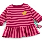 Size 080 Sigikid Φόρεμα δύο όψεων με εφέ φούστας και κέντημα μπορντό/ριγέ Size 080 Sigikid Φόρεμα δύο όψεων με εφέ φούστας και κέντημα μπορντό/ριγέ