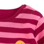 Size 080 Sigikid Φόρεμα δύο όψεων με εφέ φούστας και κέντημα μπορντό/ριγέ Size 080 Sigikid Φόρεμα δύο όψεων με εφέ φούστας και κέντημα μπορντό/ριγέ