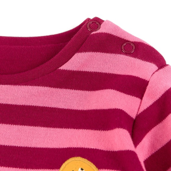 Size 080 Sigikid Φόρεμα δύο όψεων με εφέ φούστας και κέντημα μπορντό/ριγέ Size 080 Sigikid Φόρεμα δύο όψεων με εφέ φούστας και κέντημα μπορντό/ριγέ