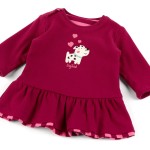Size 080 Sigikid Φόρεμα δύο όψεων με εφέ φούστας και κέντημα μπορντό/ριγέ Size 080 Sigikid Φόρεμα δύο όψεων με εφέ φούστας και κέντημα μπορντό/ριγέ