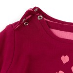 Size 080 Sigikid Φόρεμα δύο όψεων με εφέ φούστας και κέντημα μπορντό/ριγέ Size 080 Sigikid Φόρεμα δύο όψεων με εφέ φούστας και κέντημα μπορντό/ριγέ