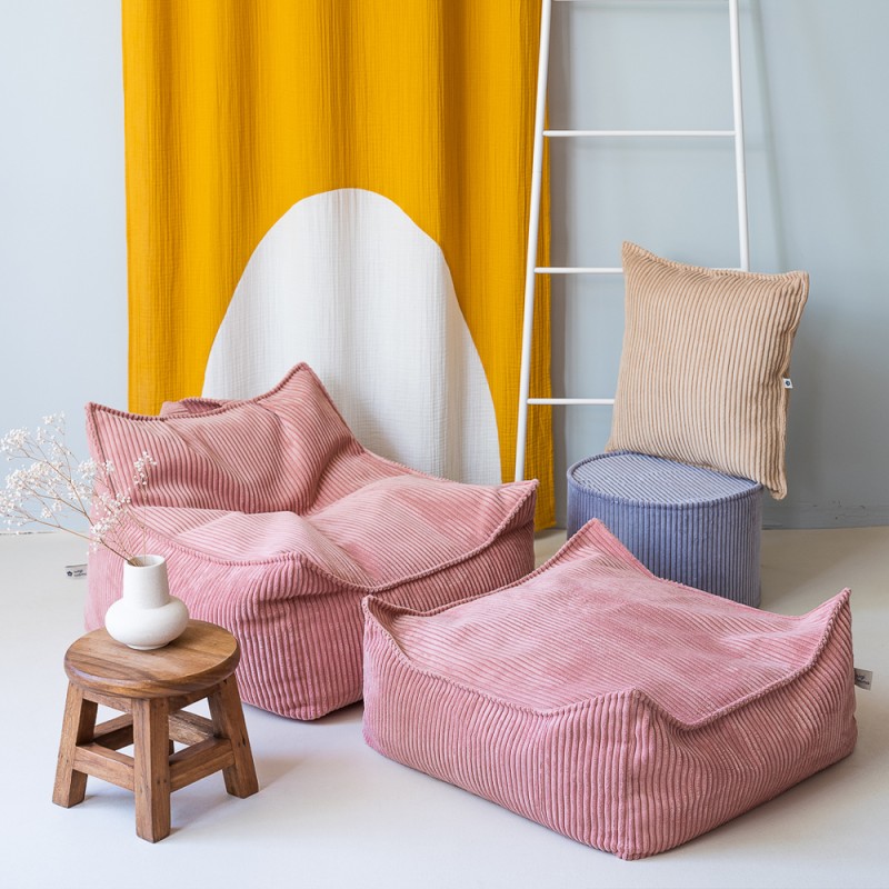 Wigiwama Πουφ Pink Mousse