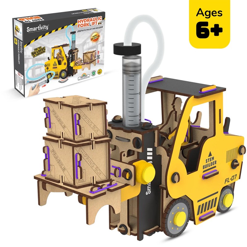 Smartivity DIY κατασκευή "Hydraulic Forklift"