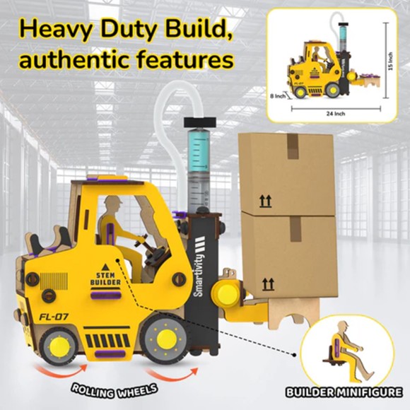 Smartivity DIY κατασκευή 'Hydraulic Forklift' Smartivity DIY κατασκευή 'Hydraulic Forklift'